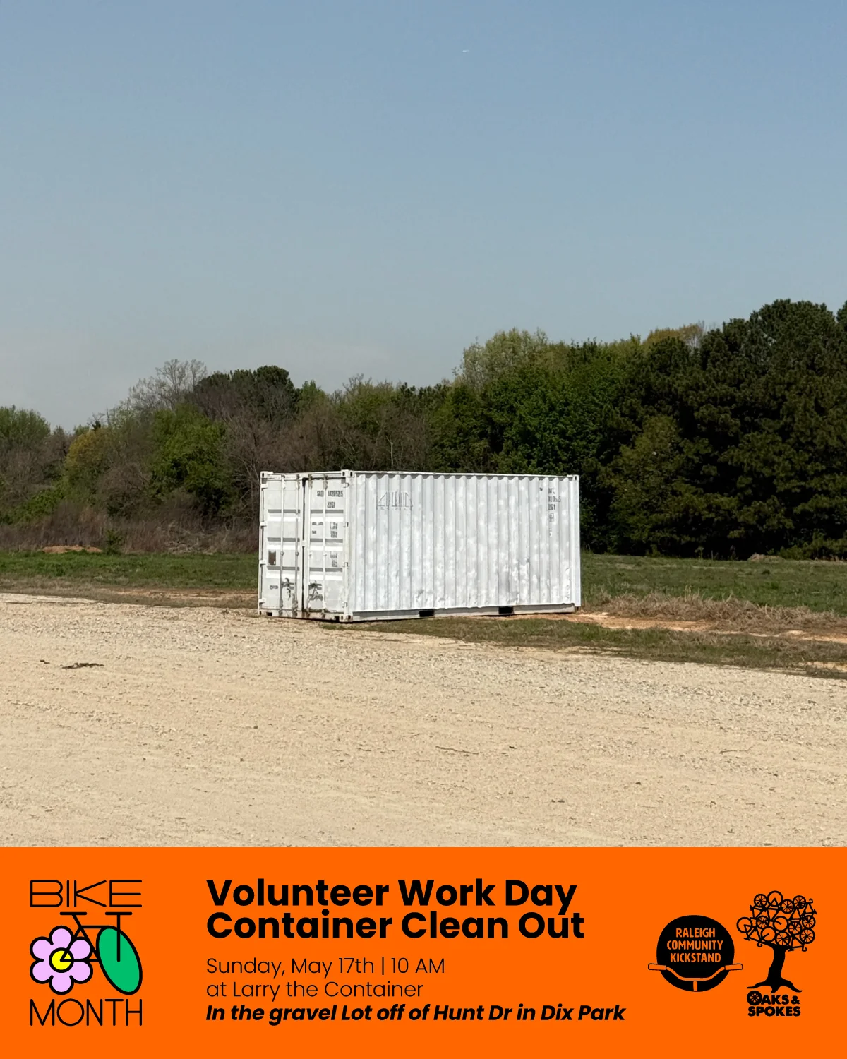 Volunteer Work Day Container Clean-Out