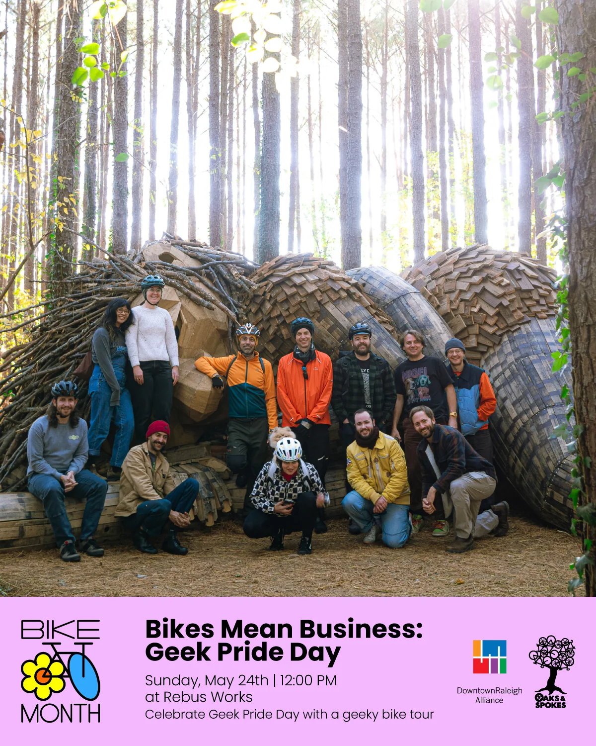 Bikes Mean Business: Geek Pride Day