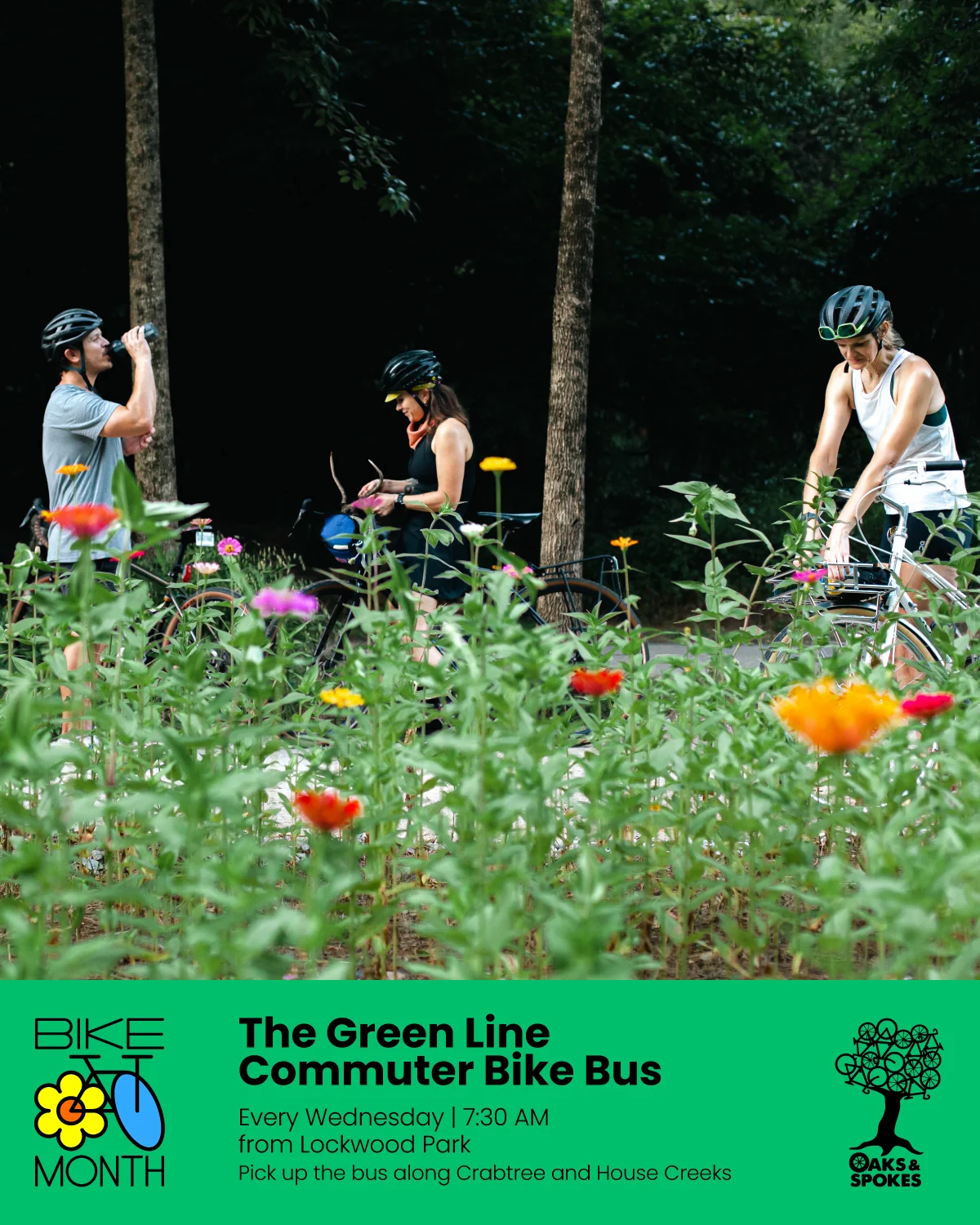 The Green Line Commuter Bike Bus